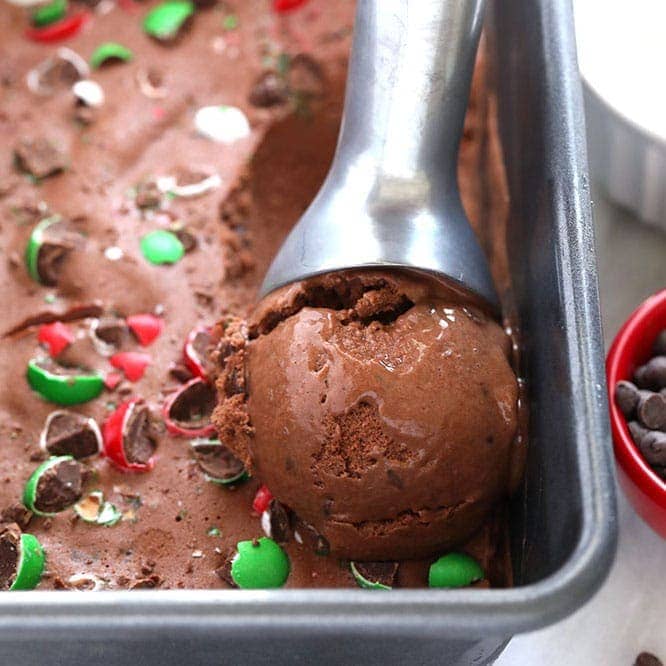 Whip Up Festive Chocolate Peppermint Nice Cream: Vegan Holiday Treat